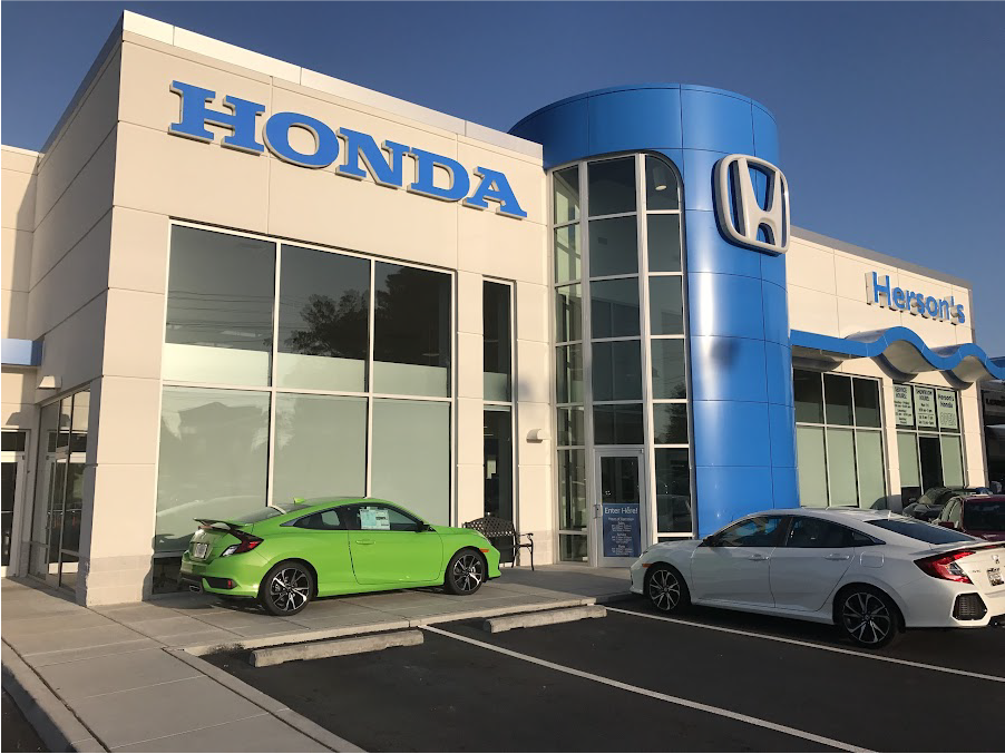 Exterior photo of Herson's Honda dealership